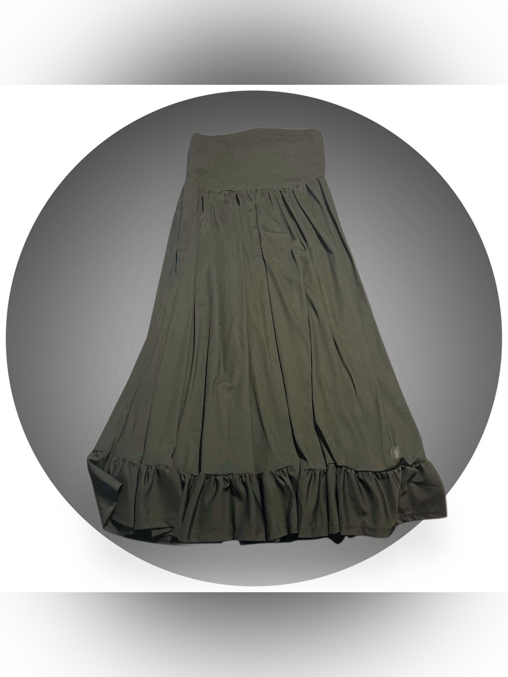 NWT • TORRID • MESH SMOCKED SWIM Mesh MAXI COVER-UP - Picture 7 of 8